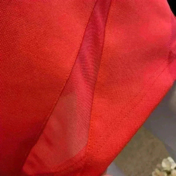 WOW Couture Women's Sweetheart Block RED Bandage Dress Size Large - Picture 9 of 11